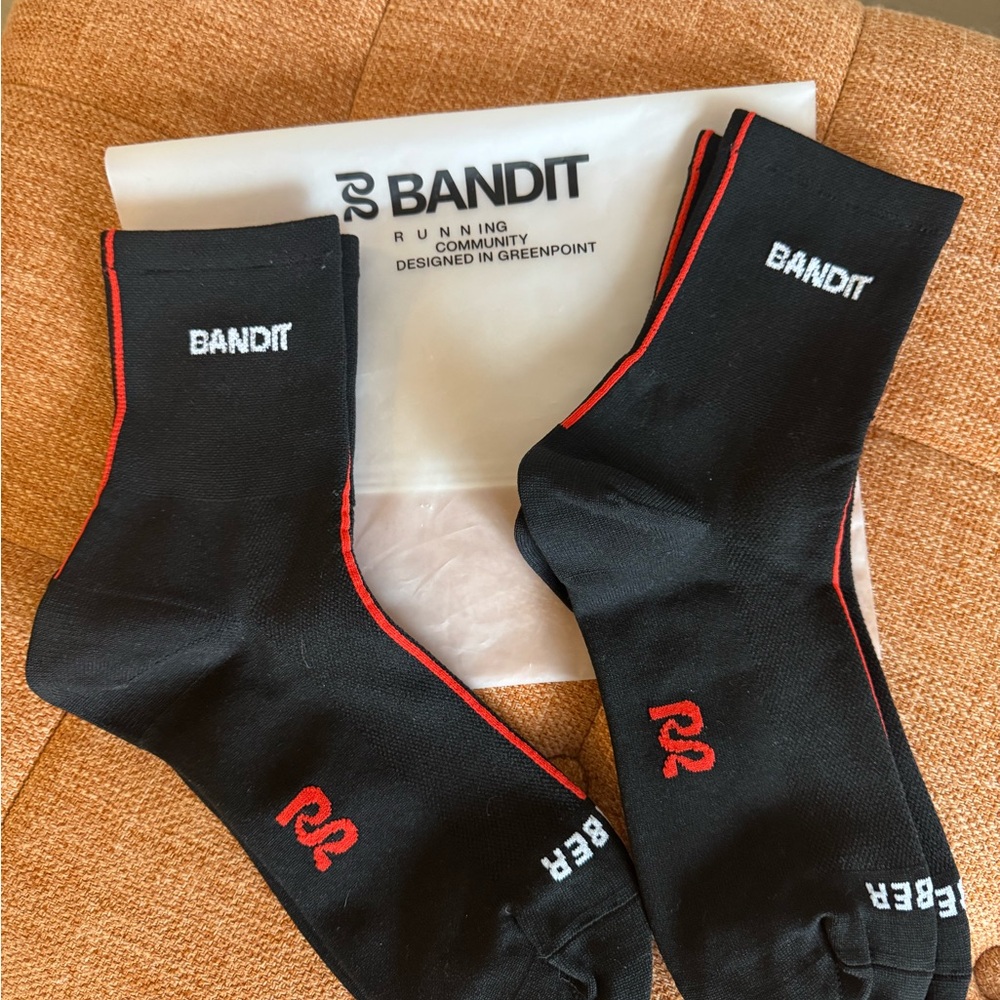 Black Bandit Running Socks Brand New 2 pairs